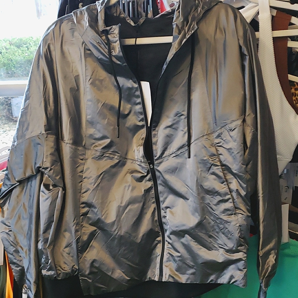 Zyia 1738 silver galaxy jacket NWT XL - Picture 2 of 6